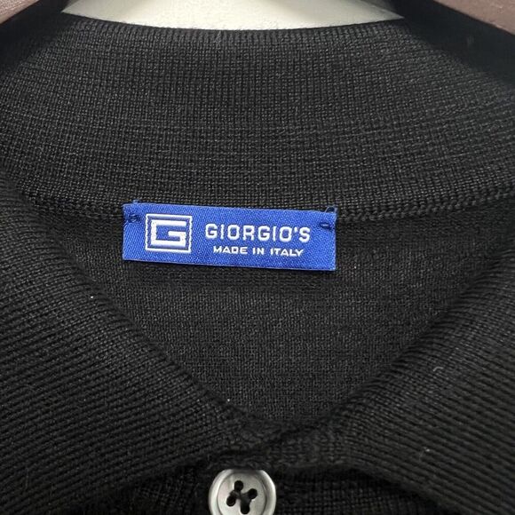 Giorgio's Made in Italy Collared Polo Short Sleeve Sweater Silk Set Of 3 Size XL - Picture 6 of 13
